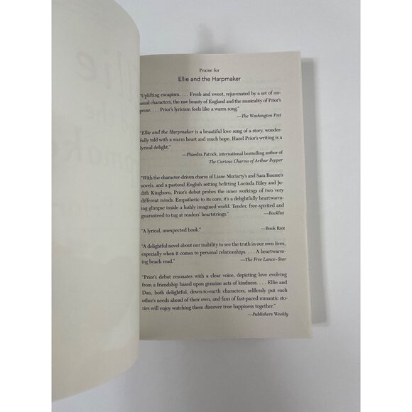 Ellie and the Harpmaker Hazel Prior Fiction Book Paperback Novel Romantic Womens - Picture 4 of 5